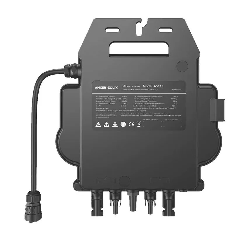 Preis Gesenkt Anker Solix MI80 800W Mikrowechselrichter Balkonkraftwerk 1-phasig