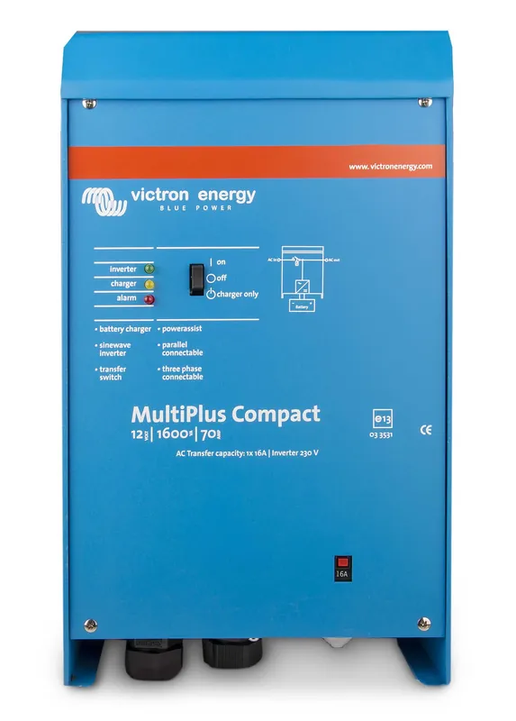 Victron MultiPlus Compact 12/1600/70-16 1300W Wechselrichter Neue Kollektion