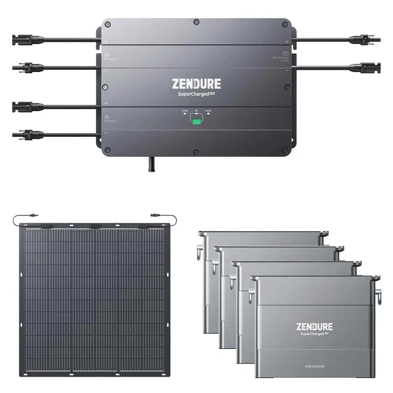 Zendure Smart PV Hub 2000 Balkonkraftwerk bis 2.400 Watt, 7,68kWh Speicher, 2 x 220W Module Bestseller