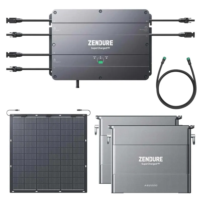 Zendure Smart PV Hub 2000 Balkonkraftwerk bis 2.400 Watt, 3,84kWh Speicher, 4 x 220W Module Letzte Chance