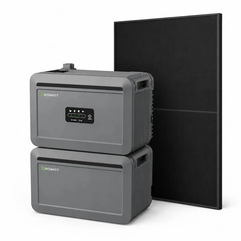 Kracherpreis Balkonkraftwerk 800W Premium All in One mit 480 Wp Back-Contact Modul und 4096Wh Speicher