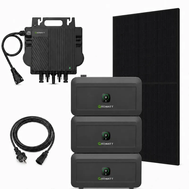 Balkonkraftwerk 800W Komplettset mit 500 Wp und 6144Wh Speicher Preisknaller
