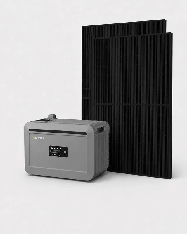 Balkonkraftwerk 800W All in One mit 1000 Wp und 2048Wh Speicher Angebot