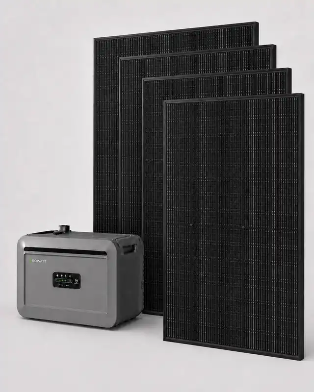 Balkonkraftwerk 800W All in One mit 2000 Wp und 2048Wh Speicher Must-Have