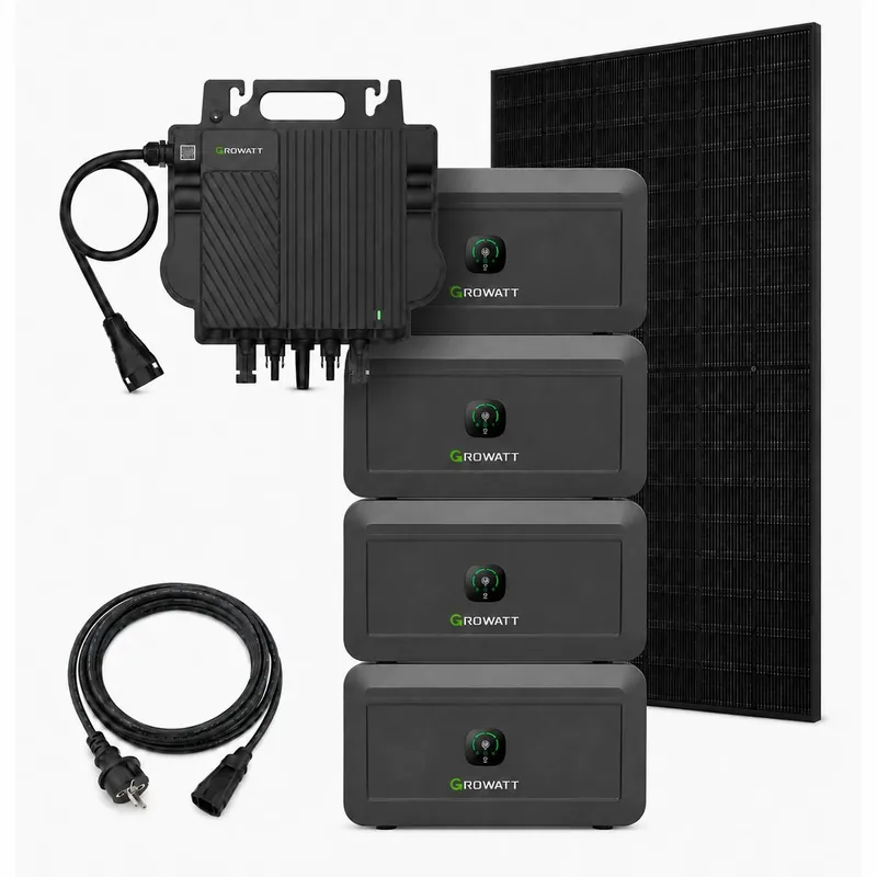 Balkonkraftwerk 800W Komplettset mit 460 Wp und 8192Wh Speicher Sichere Zahlung