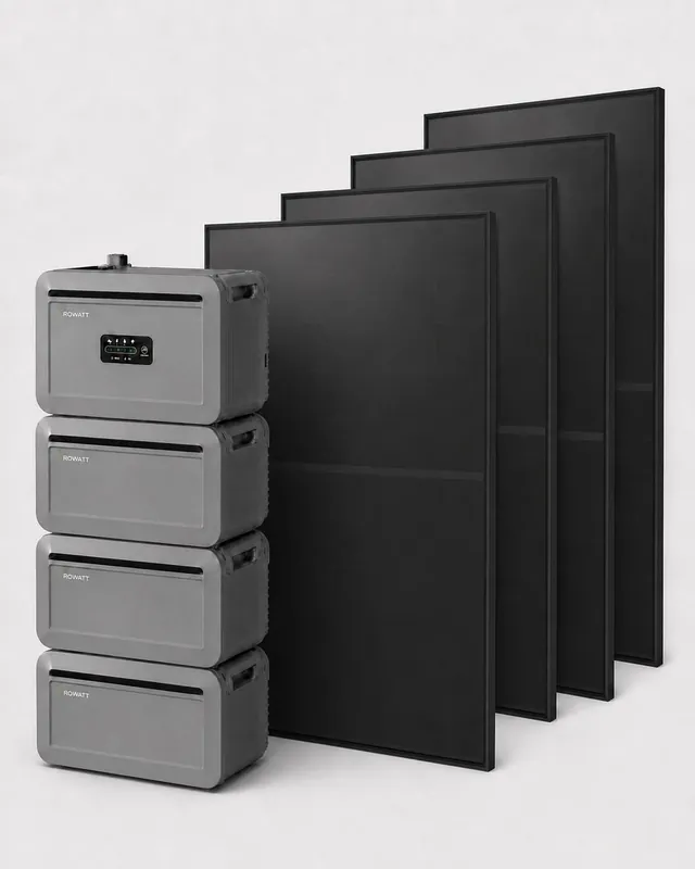 Balkonkraftwerk 800W Premium All in One mit 1920 Wp Back-Contact Modul und 8192Wh Speicher Top-Seller