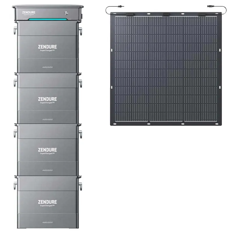Zendure Hyper 2000 Balkonkraftwerk 1,2kW, mit 7,68kWh Speicher, 8 x 220W Module Top-Seller