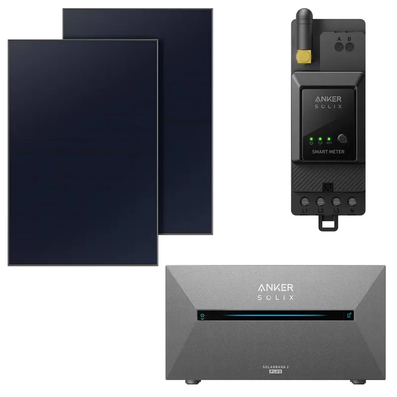 Neu Im Sortiment ANKER Balkonkraftwerk mit Speicher E1600 Plus, 1,6kWh, 2 x 440W Solarmodule