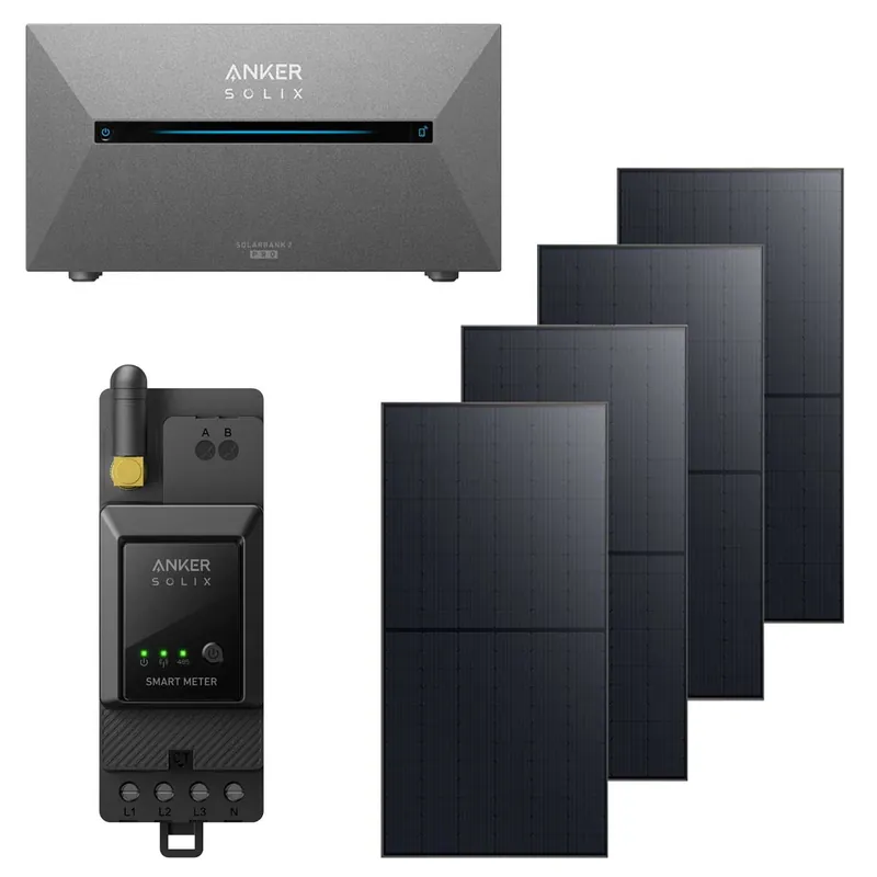ANKER Balkonkraftwerk mit Speicher E1600 Pro, 1,6kWh, 4 x 540W Solarmodule Beliebt