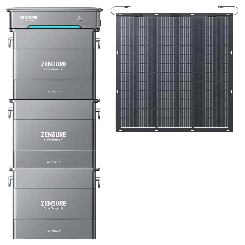 Zendure Hyper 2000 Balkonkraftwerk 1,2kW, mit 5,76kWh Speicher, 8 x 220W Module Echt