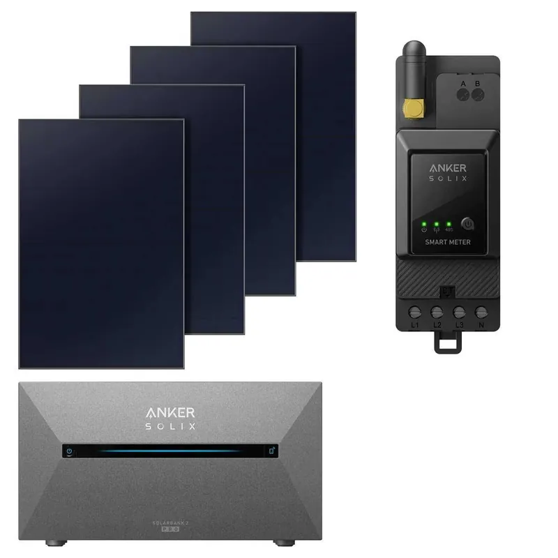 ANKER Balkonkraftwerk mit Speicher E1600 Pro, 1,6kW und 4x 540W Panel Top-Preis