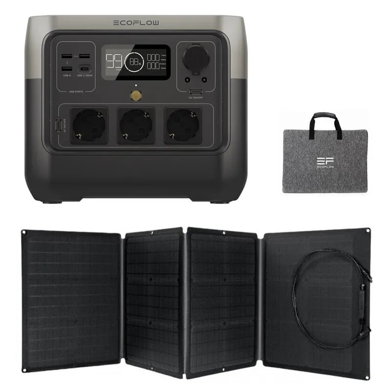 EcoFlow River 2 Pro 768Wh Portable Powerstation mit 110W Solarpanel Rabatt