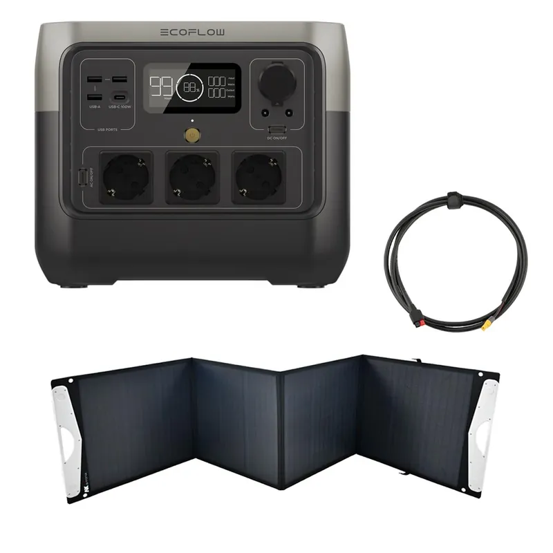 EcoFlow River 2 Pro 768Wh Powerstation mit 200W Solarpanel Schnäppchen