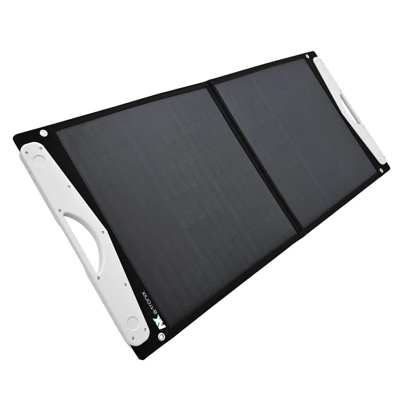 Neuheit a-TroniX PPS Solar Bag Vario 100W faltbares Solarpanel mit USB Anschluss