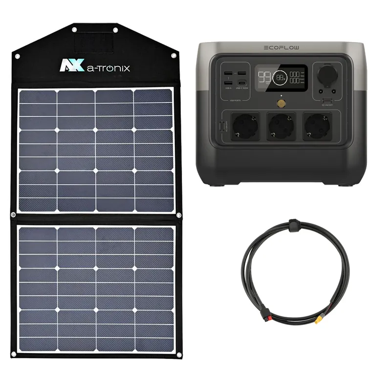 EcoFlow River 2 Pro 768Wh Portable Powerstation mit 90W Solarmodul Saisonangebot