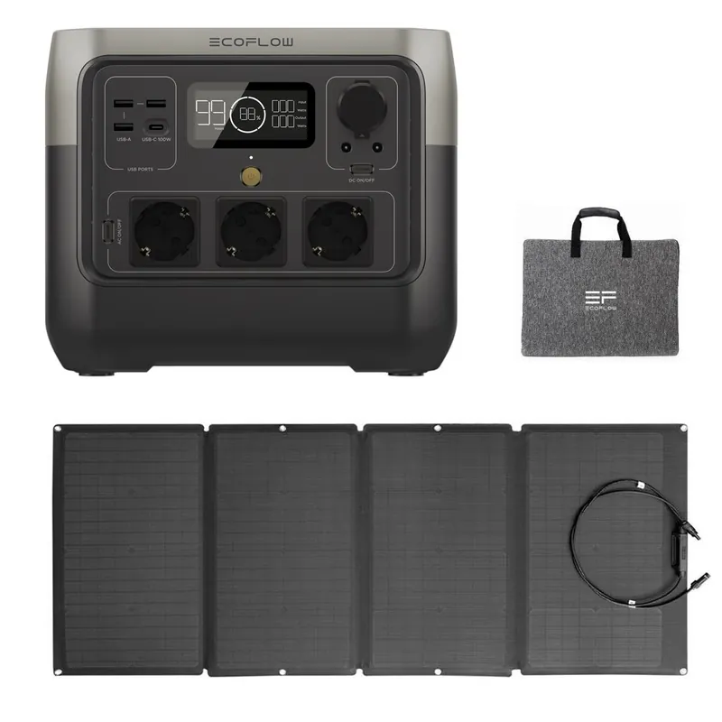 Highlight EcoFlow River 2 Pro 768Wh Portable Powerstation mit 160W Solarpanel