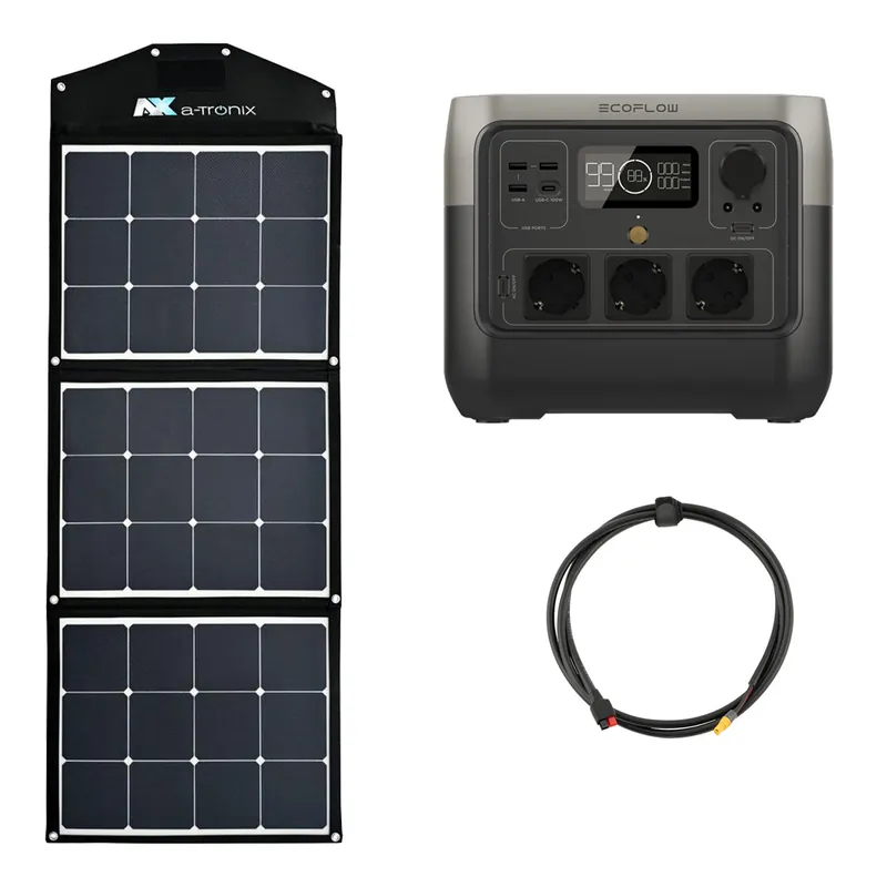 Heißes Angebot EcoFlow River 2 Pro 768Wh Portable Powerstation mit 135W Solarmodul