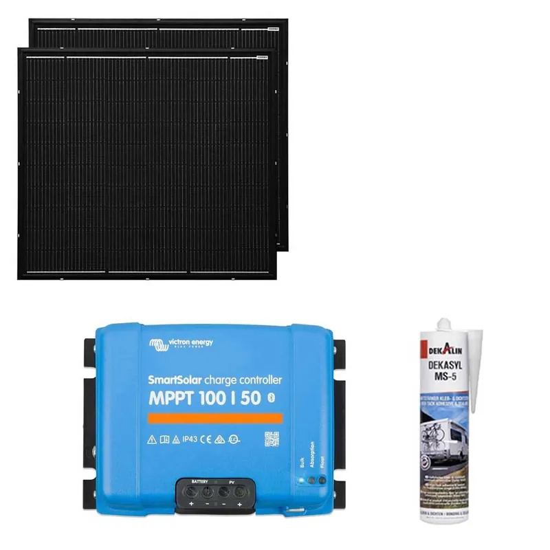a-TroniX Solaranlage Wohnmobil 440W mit Victron MPPT Laderegler Rabatt