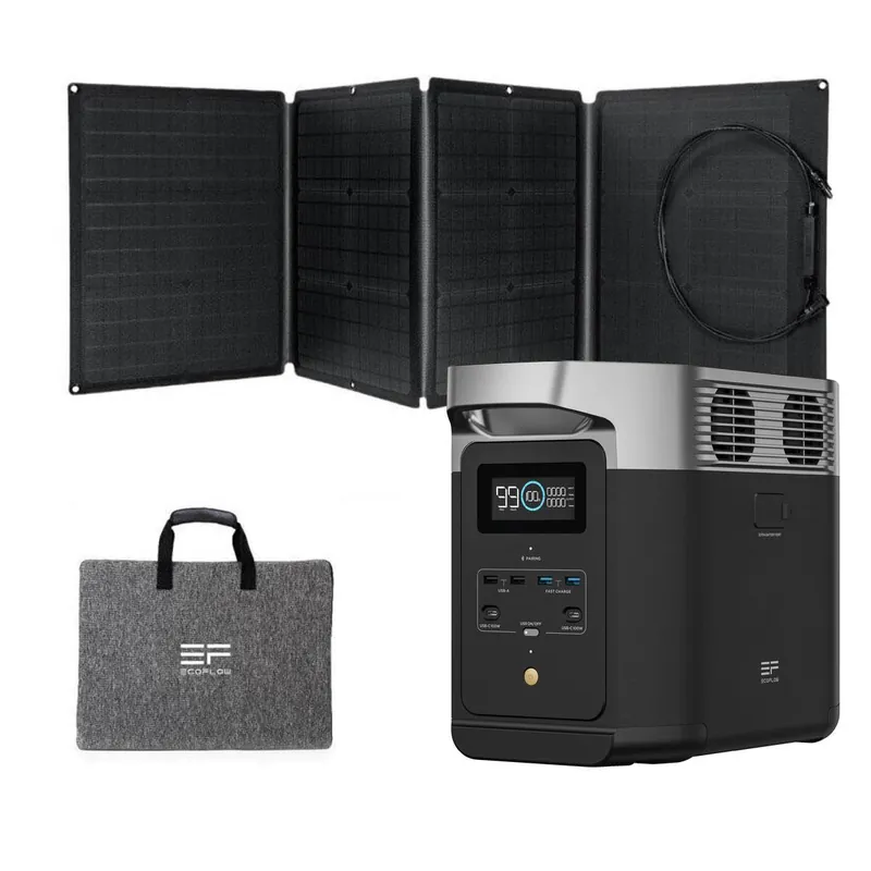 EcoFlow Delta 2 1024Wh Powerstation mit 110W Solarpanel Heißes Angebot