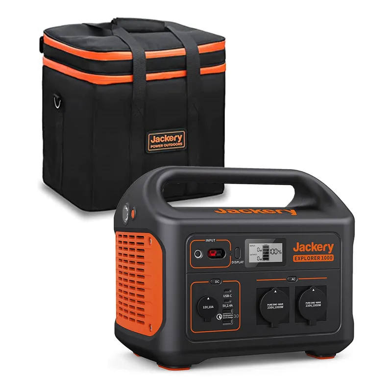 Jackery Explorer 1000 1002Wh Portable Powerstation mit Tasche Neu