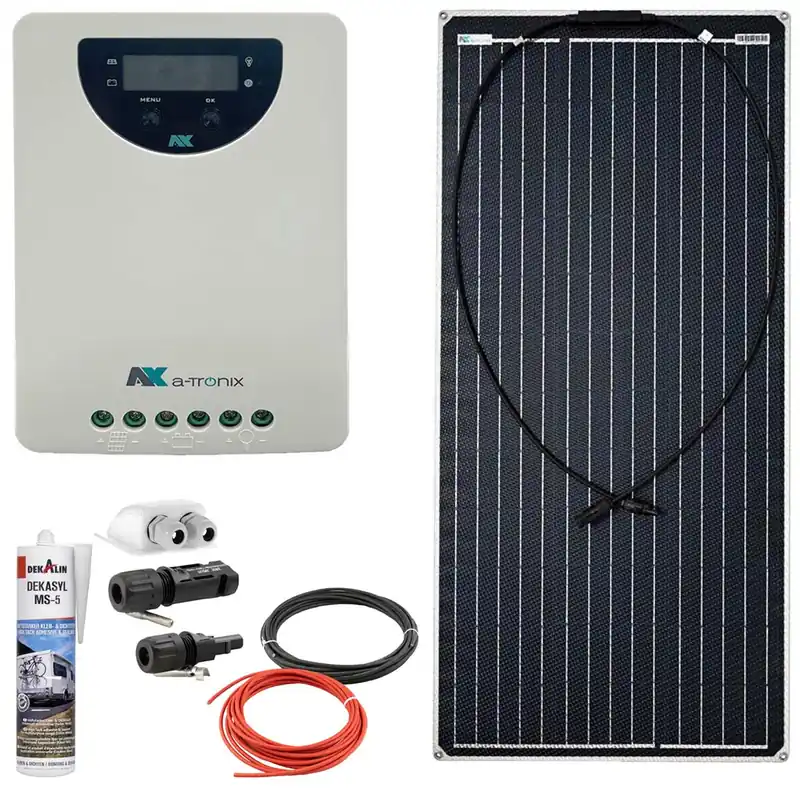 Angebot a-TroniX Solaranlage Wohnmobil 400W mit MPPT Laderegler