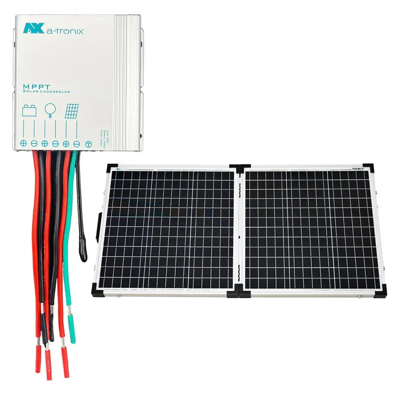 Top-Angebot a-TroniX PPS Solar Case 2x50W 100W Solarkoffer mit MPPT