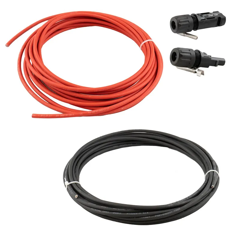50m Solarkabel mit 2x Solar-Kupplungsstecker und 2x Solar-Kupplungsbuchse Super-Preis