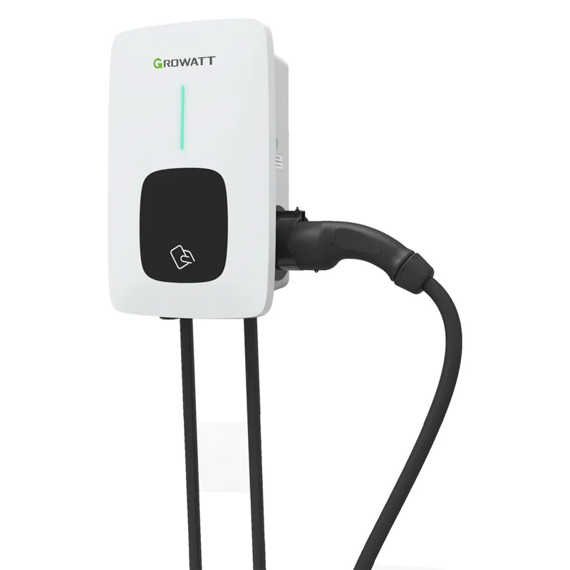 Growatt THOR 07AS-P-V1 Wallbox 1-phasig mit RFID-Karte, 5m Kabel, Stecker Typ2 Schneller Versand