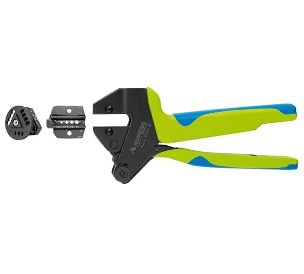 CRIMPING PLIERS PEW 12 (+ MC4 DIE + LOCATOR) Crimp-Systemzange PEW12 mit MC4-Einsatz + Locator Wochenendangebot