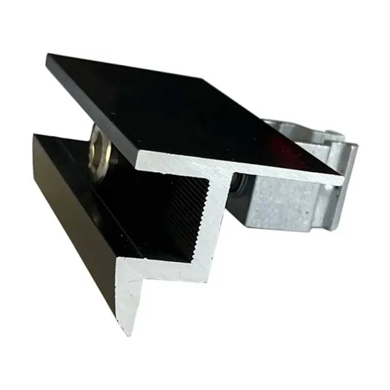 Endklemme mit Klick-System (schwarz, eloxiert), 30mm Garantierte Lieferung