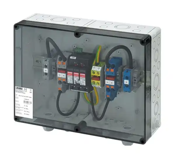 Aktuell Phoenix Contact SOL-SC-3ST-0-DC-1MPPT-1005AL GAK mit integriertem ÜSS Typ 1+2 für SolarEdge-WR