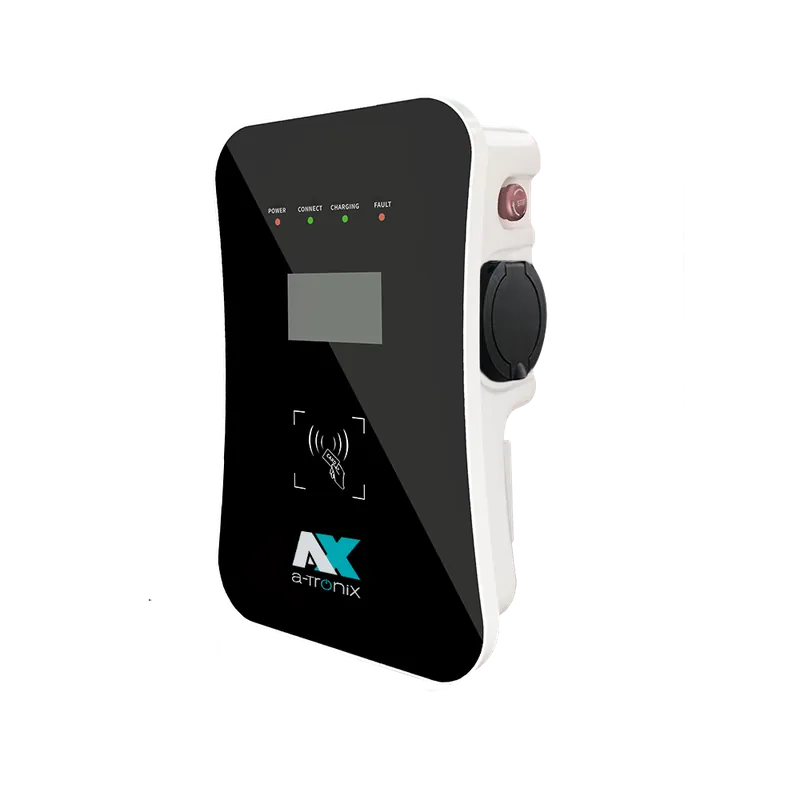 a-Tronix Wallbox 11 kW Home Plus Ladestation für E-Auto mit Ladesteckdose Typ2 11 kW, 16A, 3-phasig,400V, RFID, WLAN/LAN, OCPP 1.6, ohne Kabel Highlight