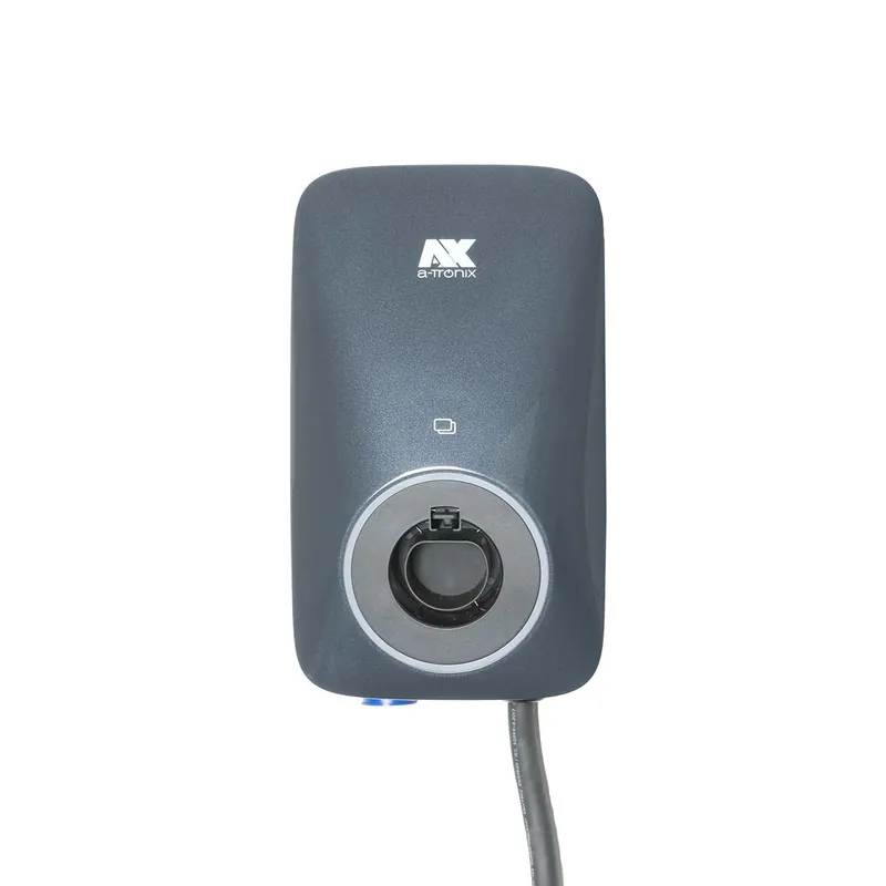 a-TroniX AX-11KP1 11kW Wallbox 3-phasig mit 6m Kabel, Stecker Typ2 WIFI, Bluetooth, RFID, OCPP 1.6 Sichere Zahlung