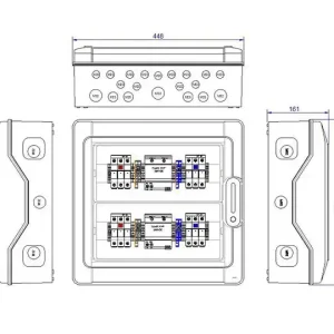 Finale Aktion GAK TYPE S-1000-2x3S(x2)xx-X-BC-PC-1.0 Generatoranschlusskasten