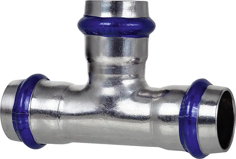Günstig Edelstahl Pressfitting T-Stück 18mm V-Kontur