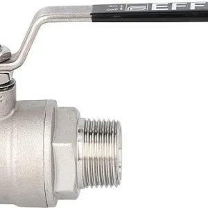 Edelstahlkugelhahn 1 1/2" AG/IG mit Stahl-Handhebel Sale