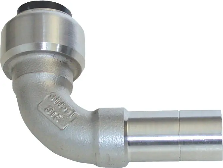 Edelstahl-Steckfitting Bogen 90 (i/a) 15 mm Top-Angebot