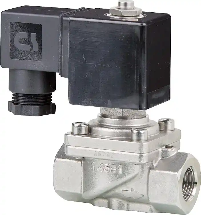 Edelstahlmagnetventil 1" zwangsgesteuert, stromlos geschlossen 230V,50-60Hz Heißes Angebot