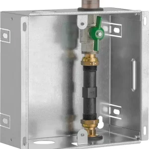 Solange Der Vorrat Reicht Einbaukasten Wasserzähler DN20(3/4"), 1xKugelhahn, Passstück 110mm, ohne Abdecku