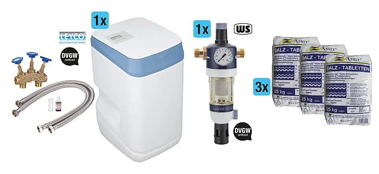 Enthärtungsanlagenpaket bestehend aus 1x 93 714 95 + 1x 93 904 16 + 3x 93 724 66 Jetzt Kaufen