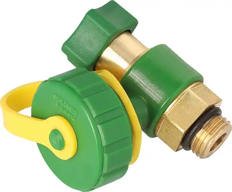 Sonderaktion Entleerungsventil mit O-Ring DN8(1/4") mit DN20(3/4") Schlauchanschluss