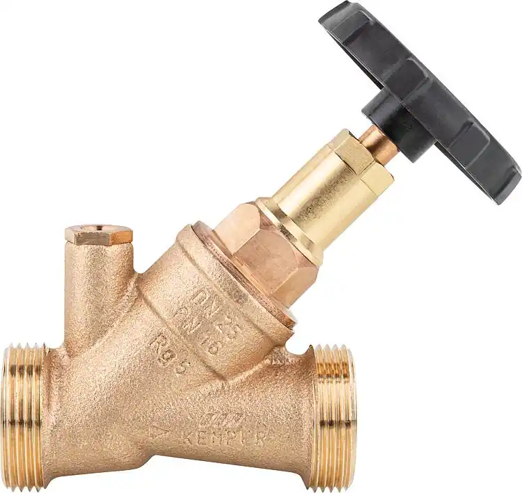 Freistromventil KEMPER RG mit Entleerstopfen G1/4 AG DN20 (3/4") Markenware