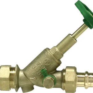 Versand Am Gleichen Tag Freistromventil mit Pressverschraubung-Viega DN 15/12mm steigende Spindel Entlee