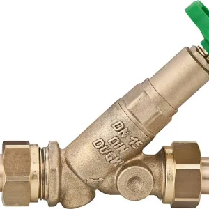 Sonderangebot Freistromventil mit Pressverschraubung-Viega DN 15/15mm nichtst. Spindel