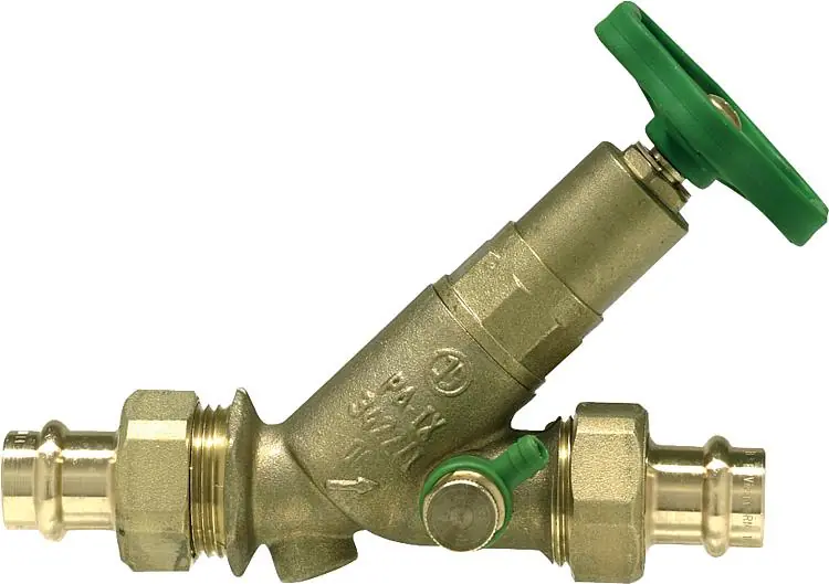 Freistromventil mit Pressverschraubung-Viega DN 32/28mm nichtst. Spindel u.Entl. Super-Preis