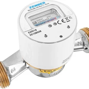 Funk AP- Kaltwasserzähler Zenner, Minomess, 30°C Q3 2,5, BL=130mm-DN15(1/2") R40HV 325 RK, wireless M-Bus Expressversand