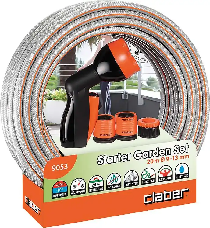 Gartenschlauch Komplettset für ideal für Camping, Garten und Boot Direkt Vom Hersteller