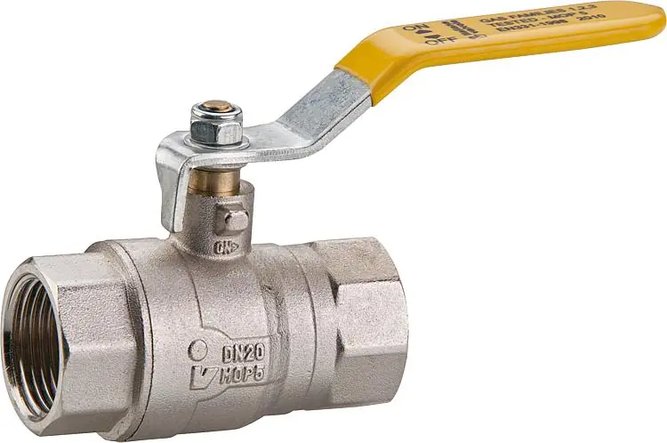 Gas - Kugelhähne 1" DN 25 Pressmessing vernickelt Mega-Angebot