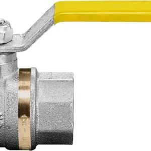 Gas-Kugelhahn ATHENA, Messing, IG/IG mit Stahl-Handhebel DN 40 (1 1/2") Bestpreis
