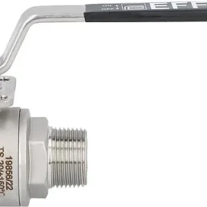 Gas-Kugelhahn Edelstahl 1-1/2" AG/IG PN64 DVGW Direktkauf